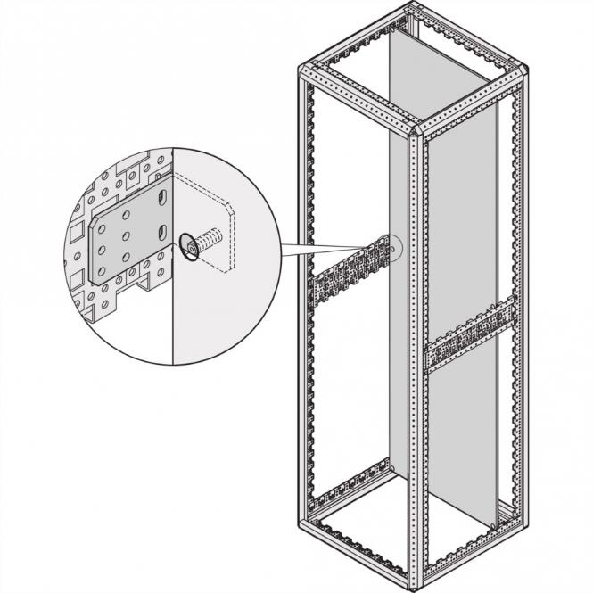 Verstärkungswinkel für Montageplatte, WINKEL F.MONTAGEPLATTE 