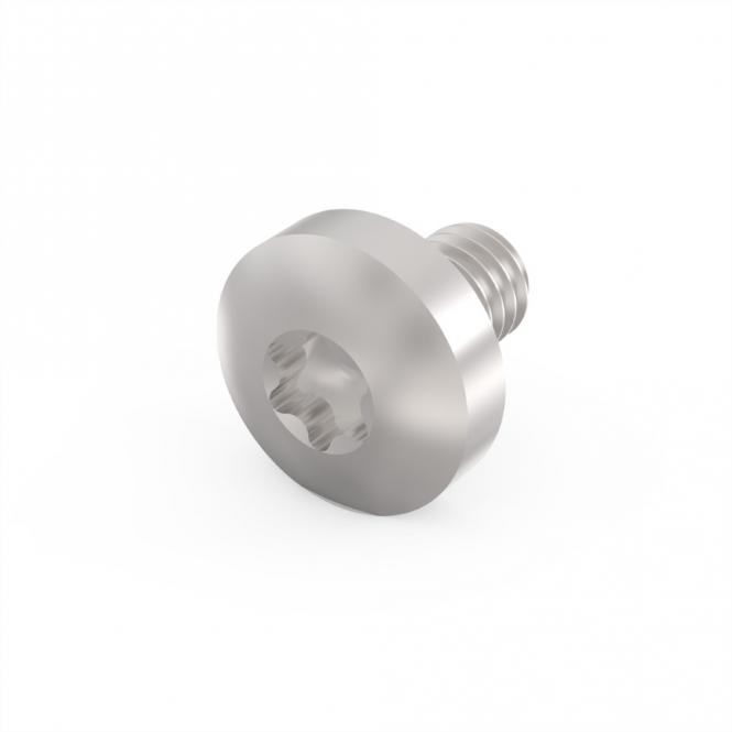 Vis à tête cylindrique de, Torx, acier zingué, M4 × 6mm, 100 pièces 