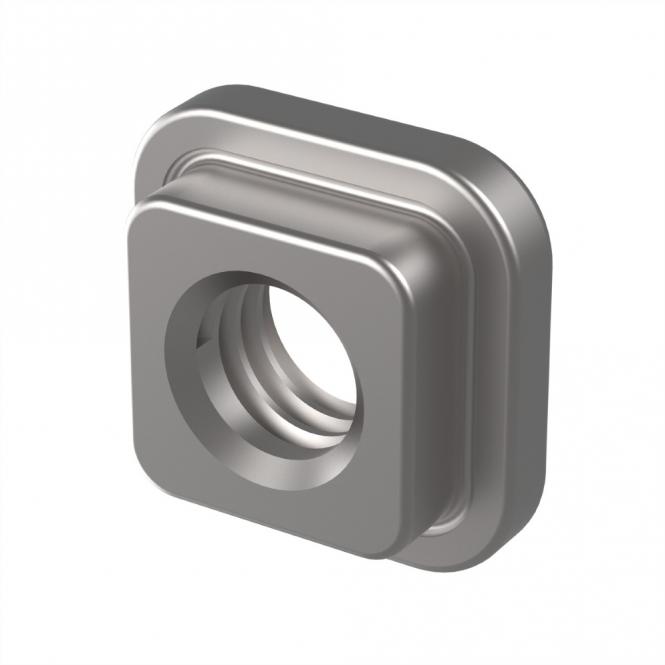 pièces de montage pour composants robustes, écrou carré, M4 