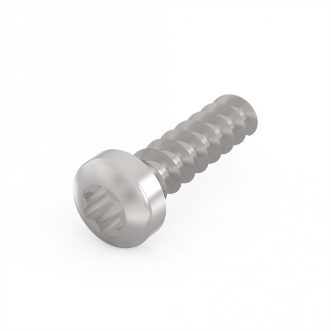 Vis à tête cylindrique de, Torx, Ø 2.5mm, longueur 9.3mm, déformation du fil, acier zingué 