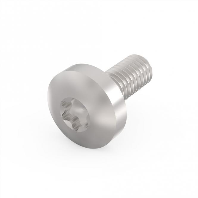 Vis à tête cylindrique de, Torx, fonction GND, acier zingué, M4 × 10mm, 100 pièces 