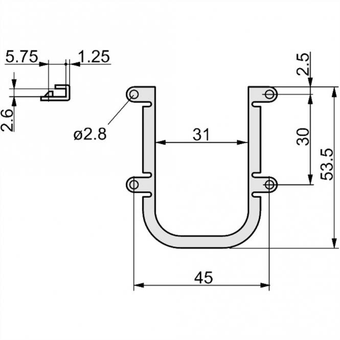 Protection d'arêtes - PROTECTION D'ARRIÈRE (10 PIÈCES) 