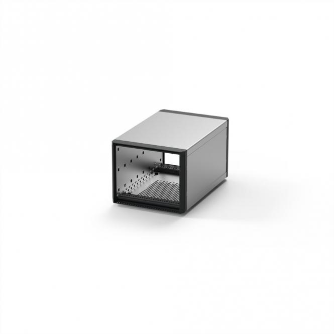 RatiopacPRO, coffret de bureau, blindage rétractable, garniture frontale, 3 U, 28 CV, 315mm 