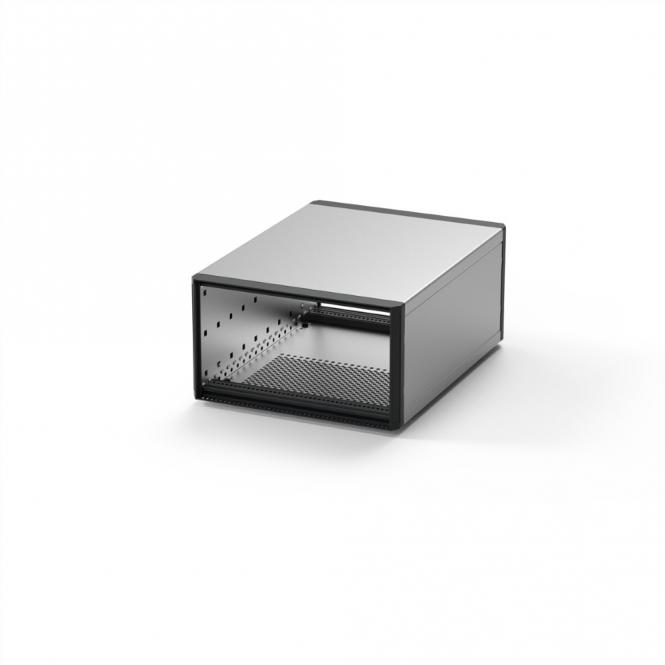 RatiopacPRO, coffret de bureau, blindage rétractable, garniture avant, 3 U, 42 CV, 315mm 