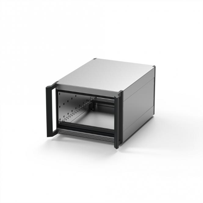 RatiopacPRO AIR Boîtier 19-pouces, blindage rétrofittable avec poignées, 3/4 U, 42 CV, 375mm 