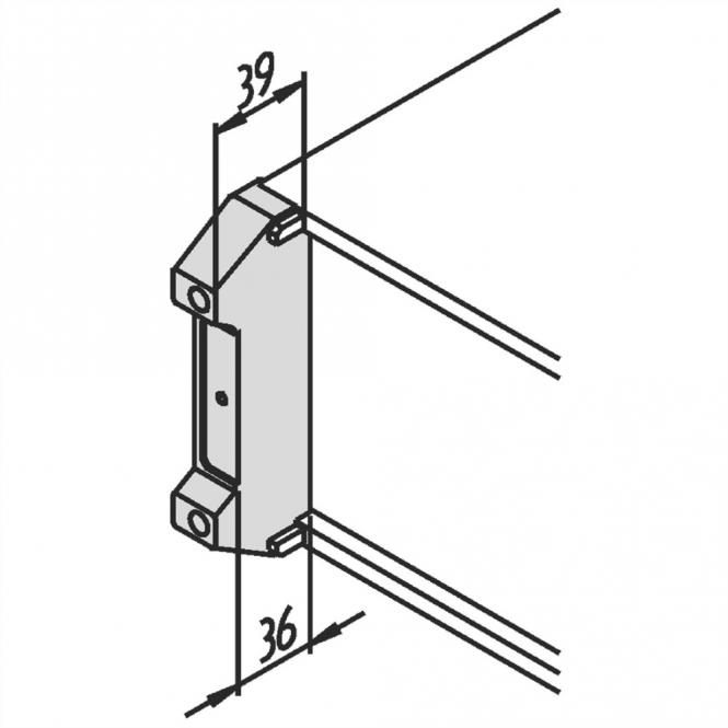 PropacPRO Pied pour capot arrière, noir, 3 U 