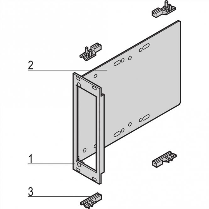 CPCI Module pour unité d'entraînement 1x 3 1/2-pouces, 3 U vertical, avec face avant 