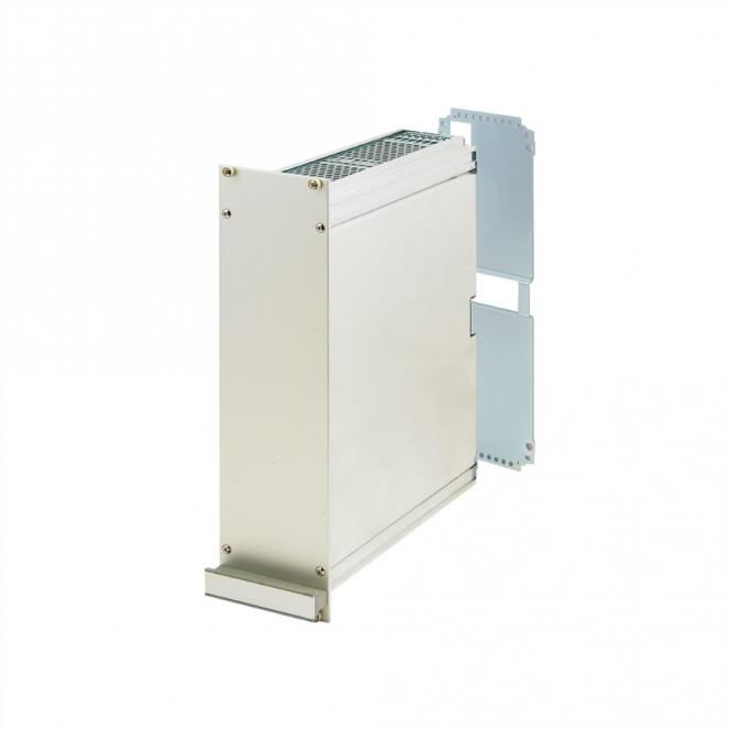 Unité enfichable de type cadre PRO Kit, couvercles perforés, 1 connecteur, 6 U, 42 HP, 167mm 