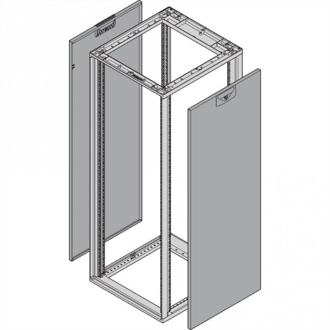 Panneau latéral Novastar pour Slim-Line, RAL 7021, 43 U 600D 
