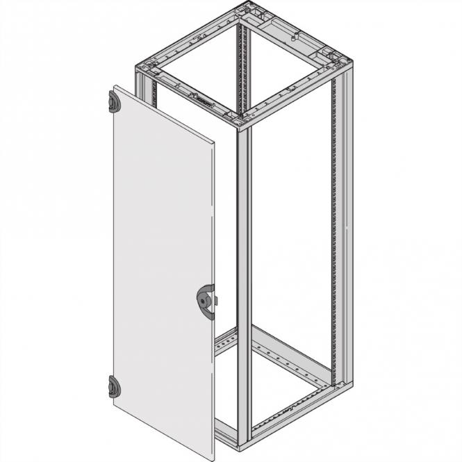 Porte en acier Novastar, Angle d'ouverture à 180°, RAL 7035, 20 U 553W 