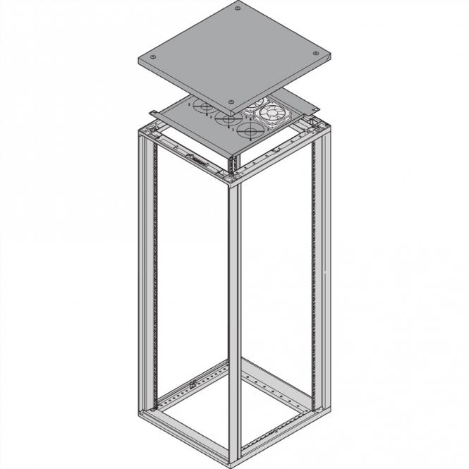 Novastar, capot supérieur avec 3 ventilateurs, hauteur du ventilateur 25mm, 553W 800D 