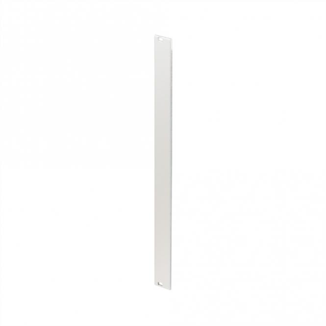 Face avant, non blindée, 6 U, 3 F, 2,5mm, alu, anodisé, bords non traités 