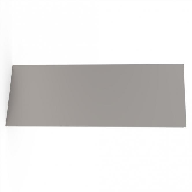 Face avant, pleine largeur, fendue, non blindée pour RatiopacPRO 2 U, AIR 3 U, 42 CV, 2,5mm, alu 