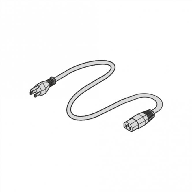 Câble secteur, USA vers CEI C13, 2,5m, noir 