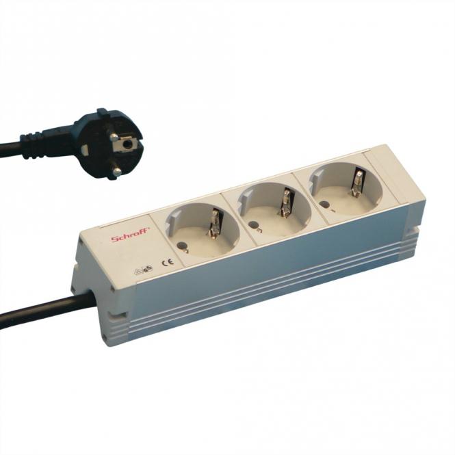 Bâti de prises, 2P+T ALLEMAND, 3 prises 