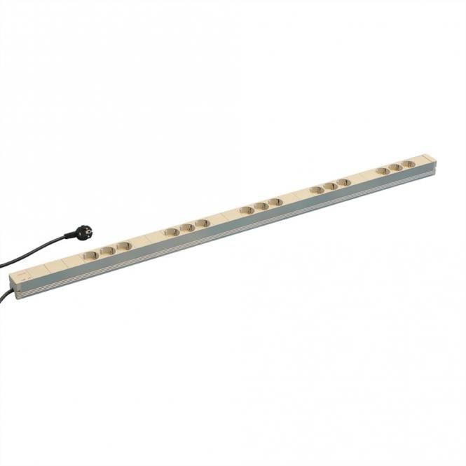 Bâti de prises, 2P+T ALLEMAND, 15 prises 