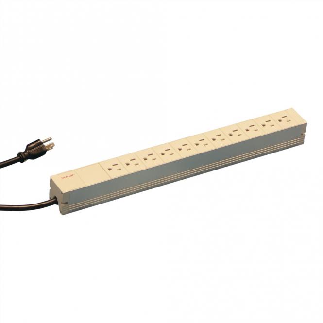 Bâti de prises, USA, 11 prises, 19-pouces 