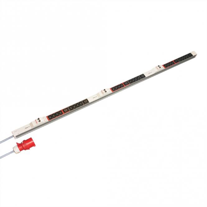 IEC-Steckdosenleiste, 3 Phasen, 24xC13, 6xC19, 1753LG 