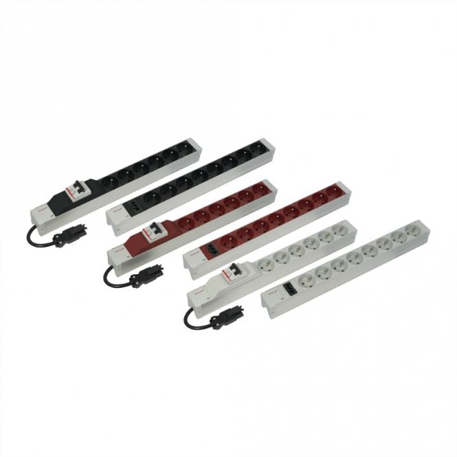 Câbles de raccordement Wieland® pour bandeau de prises, GST18, 2.5m, IEC 60309 C20 