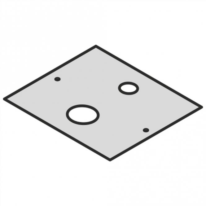 Plaque de passage de câbles pour boîtier LAN pour petit boîtier en fibre optique, INTERSCALE M 44H 133B 133T 