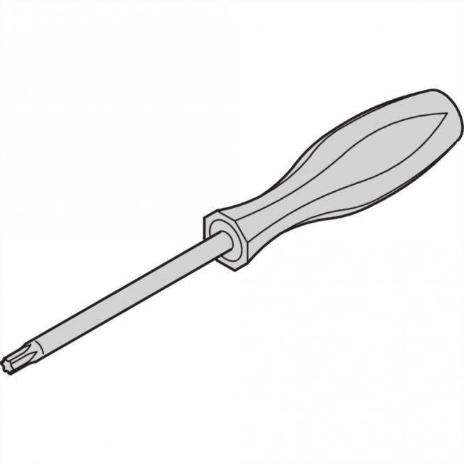 Tournevis, Torx, T 8 Torx, pour vis M2.5mm 