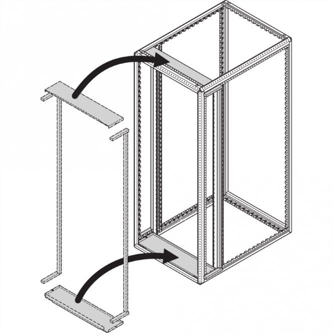 Varistar, capot de séparation d'air, lisse, 600W, 220mm, plan 19-pouces encastré, 2000H 