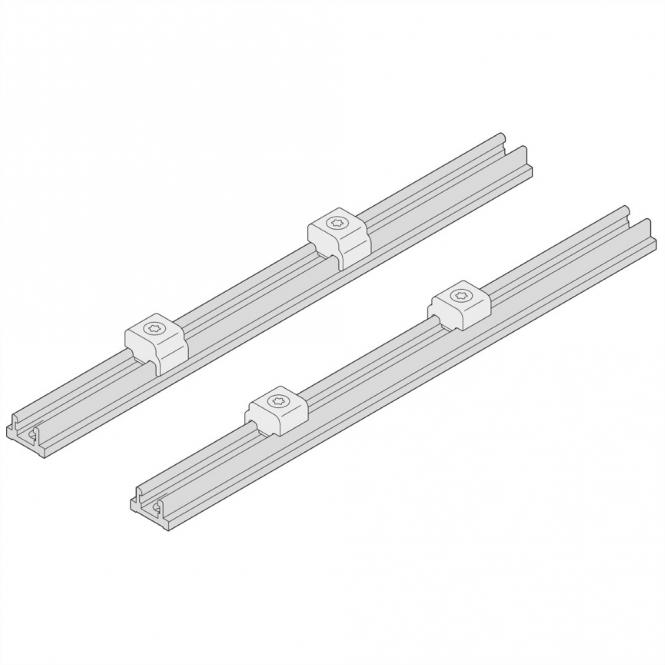 Interscale Flexible Rail System for Mounting PCBs, 310D, 306.35L 
