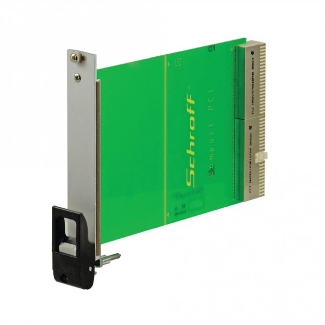 Plug-In Unit Kit avec poignée IET, blindé, noir 3 U, 8 HP 