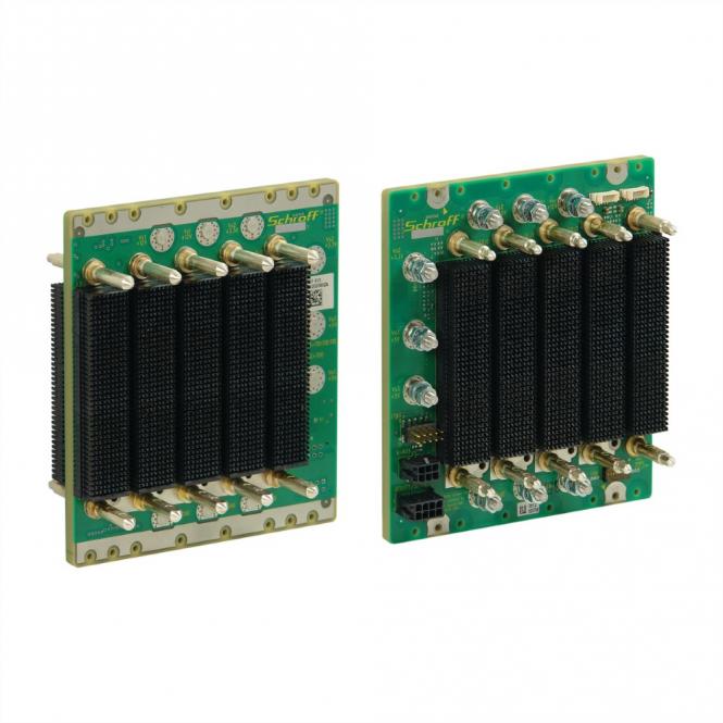 VPX Backplane, 3 U, 5 slots, Full-Mesh, avec RTM 