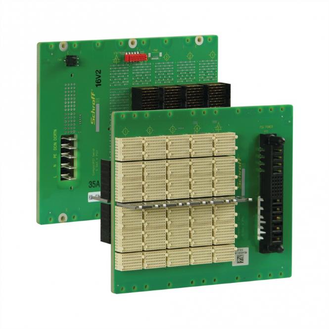 Carte-mère série CPCI, 3 U, 5 slots, System Slot Right, Full-Mesh, avec RI/O, PSU 