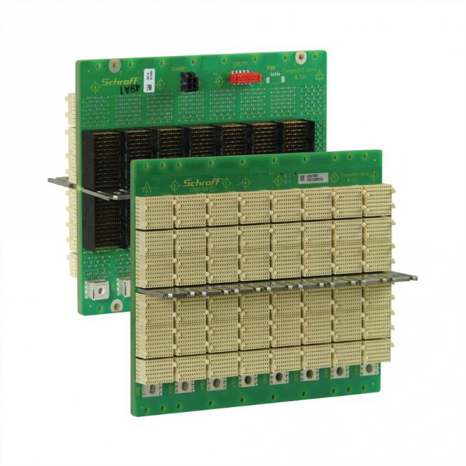 Carte-mère série CPCI, 3 U, 8 slots, System Slot Left, Single Star, avec RIO 