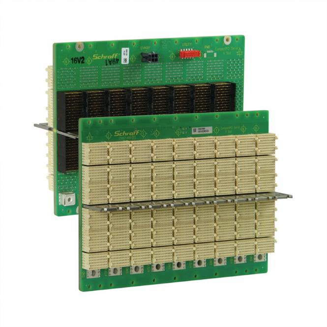 Carte-mère série CPCI, 3 U, 9 slots, System Slot Left, Single Star, avec RIO 