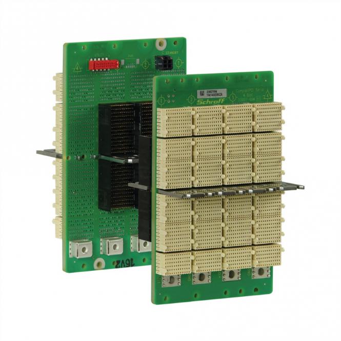 Carte-mère série CPCI, 3 U, 4 slots, System Slot Right, Full-Mesh, avec RIO 