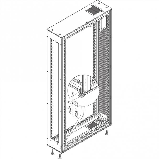 NIVELLIERFUESSE SET 4STK 