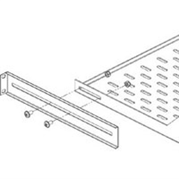 Patte de fixation 19 pouces pour étagère 19 pouces, longueur 298mm 