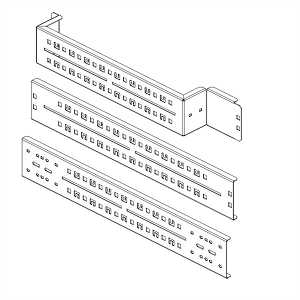 Tiefenstreben für Schrank REV 800 x 800mm 2 Stück 