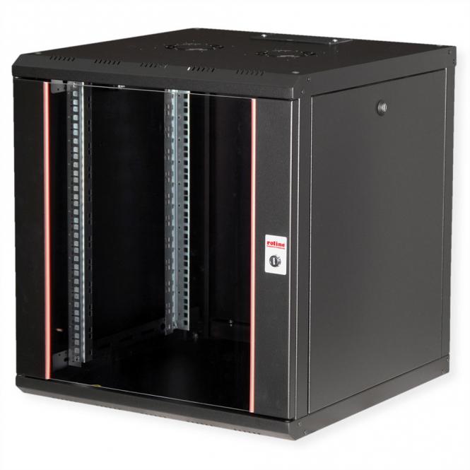 19-Zoll Wandgehäuse Pro 12 HE, 600x600 BxT schwarz 