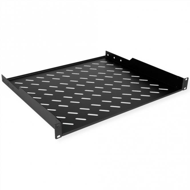 19-Zoll Fachboden 1 HE, 400 T, 15kg Tragkraft schwarz 