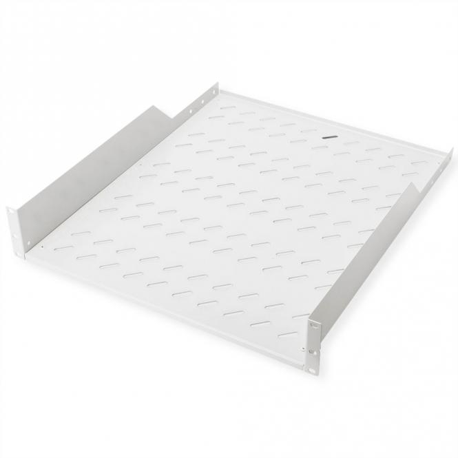 19-Zoll Fachboden 2 HE, 550 T, 25kg Tragkraft grau 