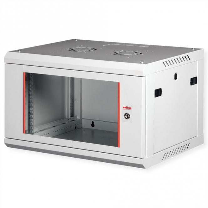 19-Zoll Wandgehäuse Basic Plus 6HE, 600x450 BxT grau 