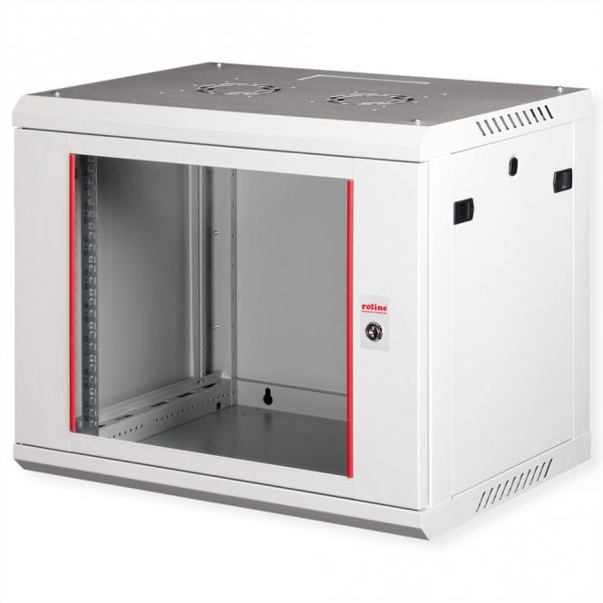 19-Zoll Wandgehäuse Basic Plus 9HE, 600x450 BxT grau 