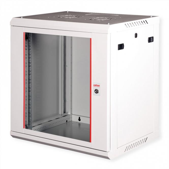 19-Zoll Wandgehäuse Basic Plus 12HE, 600x450 BxT grau 