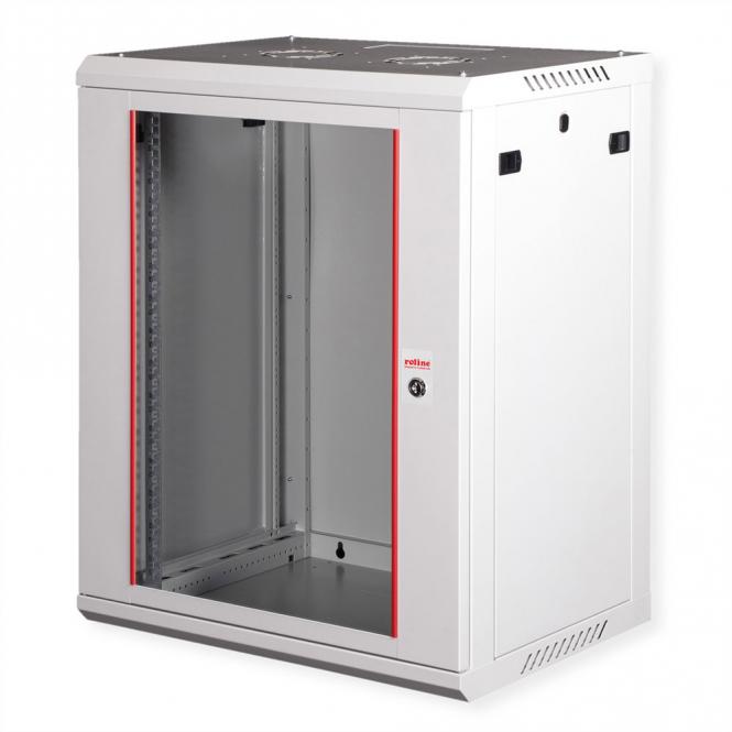 19-Zoll Wandgehäuse Basic Plus 18HE, 600x450 BxT grau 