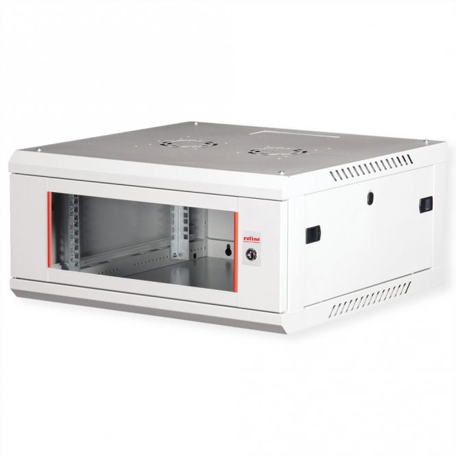19-Zoll Wandgehäuse Basic Plus 4HE, 600x600 BxT grau 
