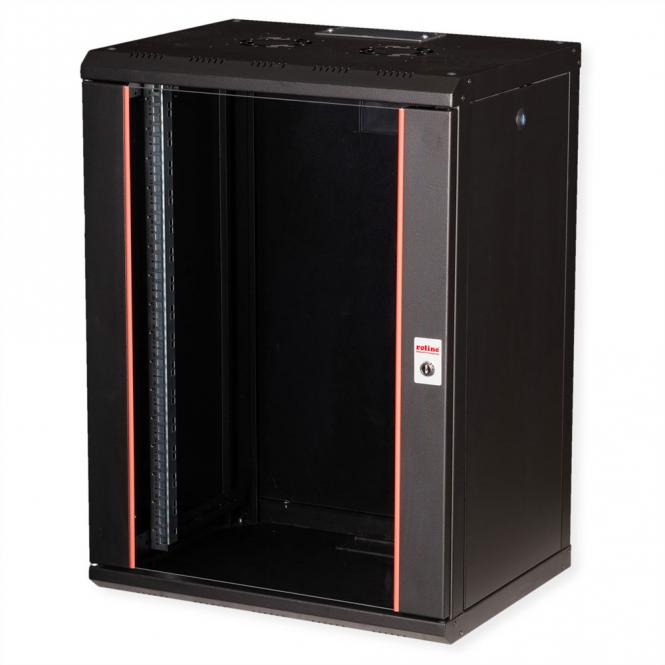 19-pouces Boîtier mural Pro 16U, 600x450 LxP noir 