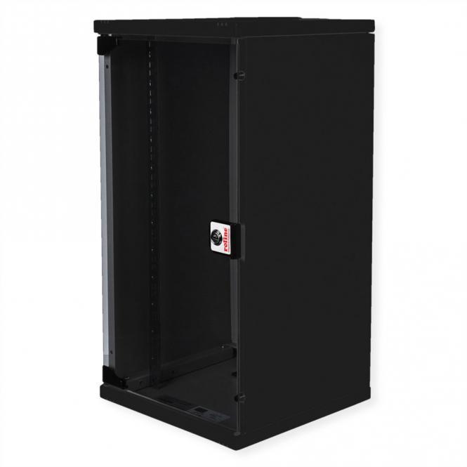 10-pouces Boîtier mural 12U, 312x300 LxP noir 