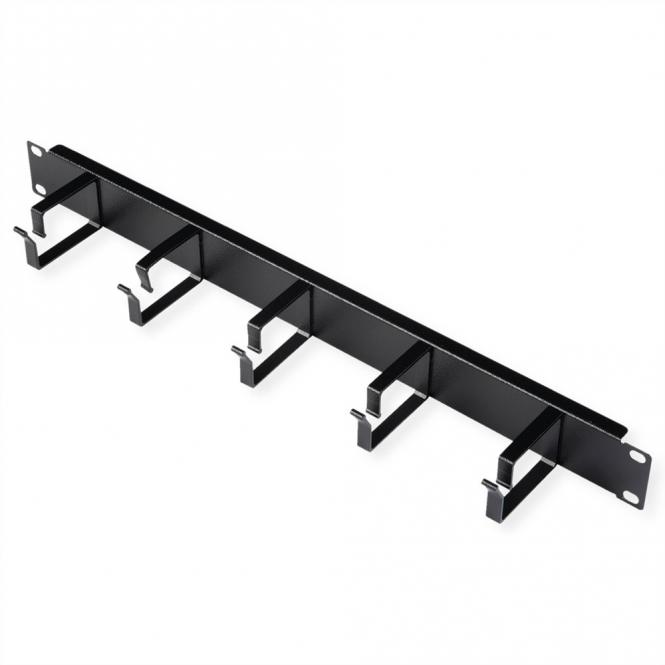 19-Zoll Rangierpanel 1 HE, 40x60mm schwarz 