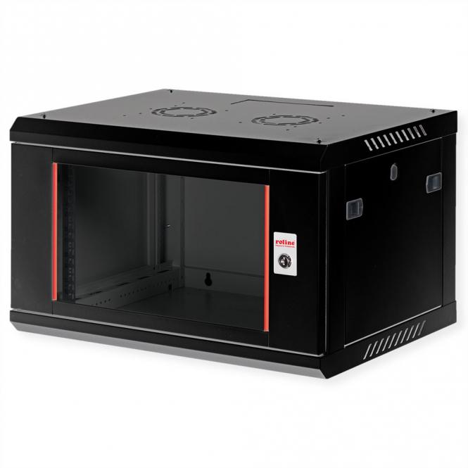 19-pouces Boîtier mural Basic Plus 6U, 600x450 LxP noir 