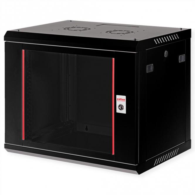 19-pouces Boîtier mural Basic Plus 9U, 600x450 LxP noir 