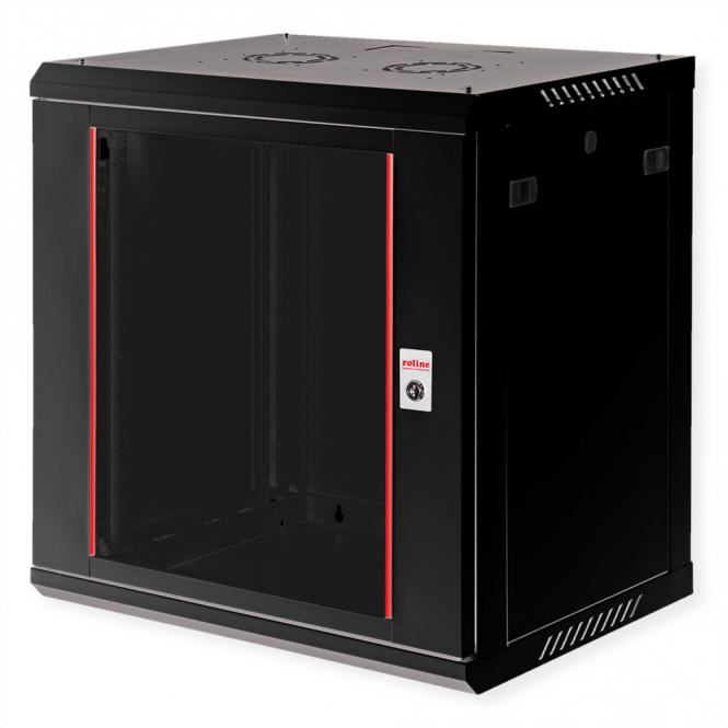 19-pouces Boîtier mural Basic Plus 12U, 600x450 LxP noir 